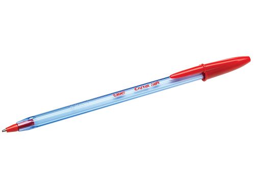 Esferografica bic cristal soft vermelho ponta de 1,2 mm , Bic , 153772 , 3086123340640